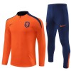 Niederlande Training Sweatshirts Quarter-zip 2024-25 Für Kinder